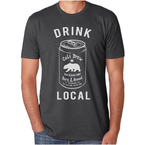 Unisex California Drink Local Beer T-shirt