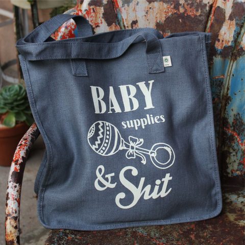 "Baby Supplies and Shit"  Hemp Tote Bag