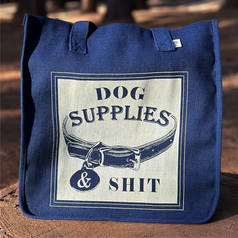 "Dog Supplies and Shit"  Hemp Tote Bag