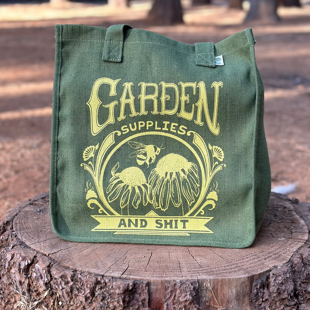 "Garden Supplies and Shit"  Hemp Tote Bag