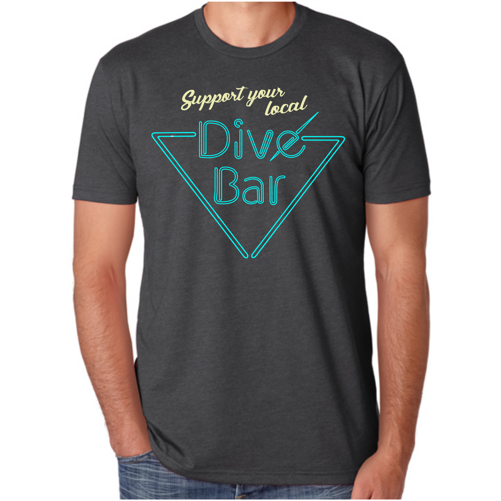 Men's Support Your Local Dive Bar T-Shirt
