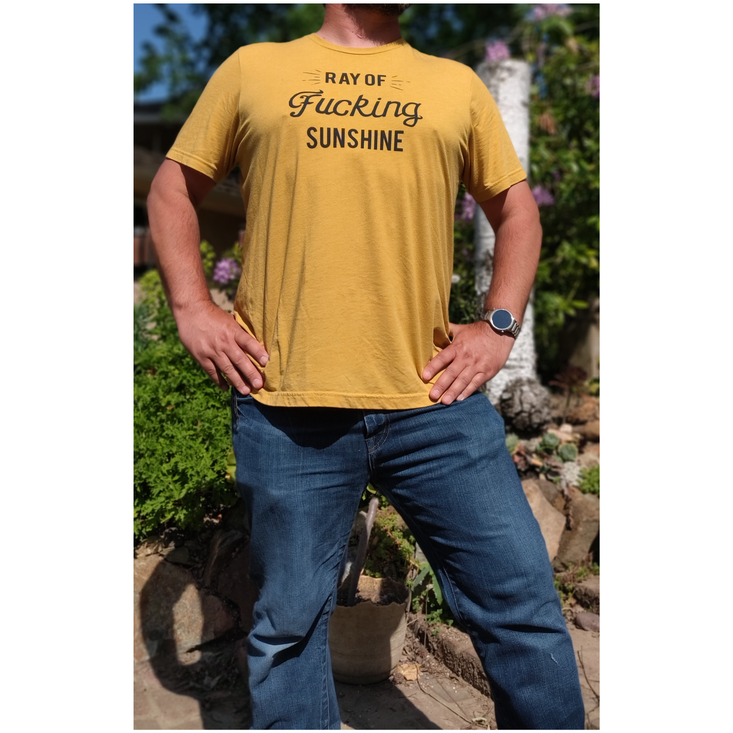 median Integral Original Unisex Ray of Fucking Sunshine T-Shirt – Driftwoods Clothing