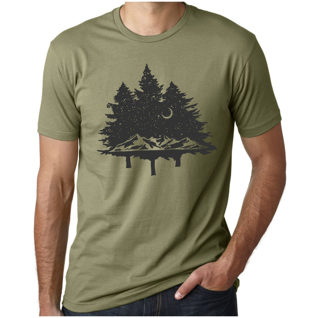 Unisex In The Woods Tree Silhouette T-Shirt